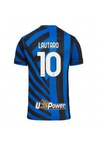 Fotbalové Dres Inter Milan Lautaro Martinez #10 Domácí Oblečení 2024-25 Krátký Rukáv